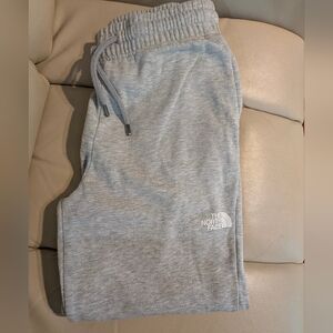 North Face Joggers Sweat Pants Grey Size Medium